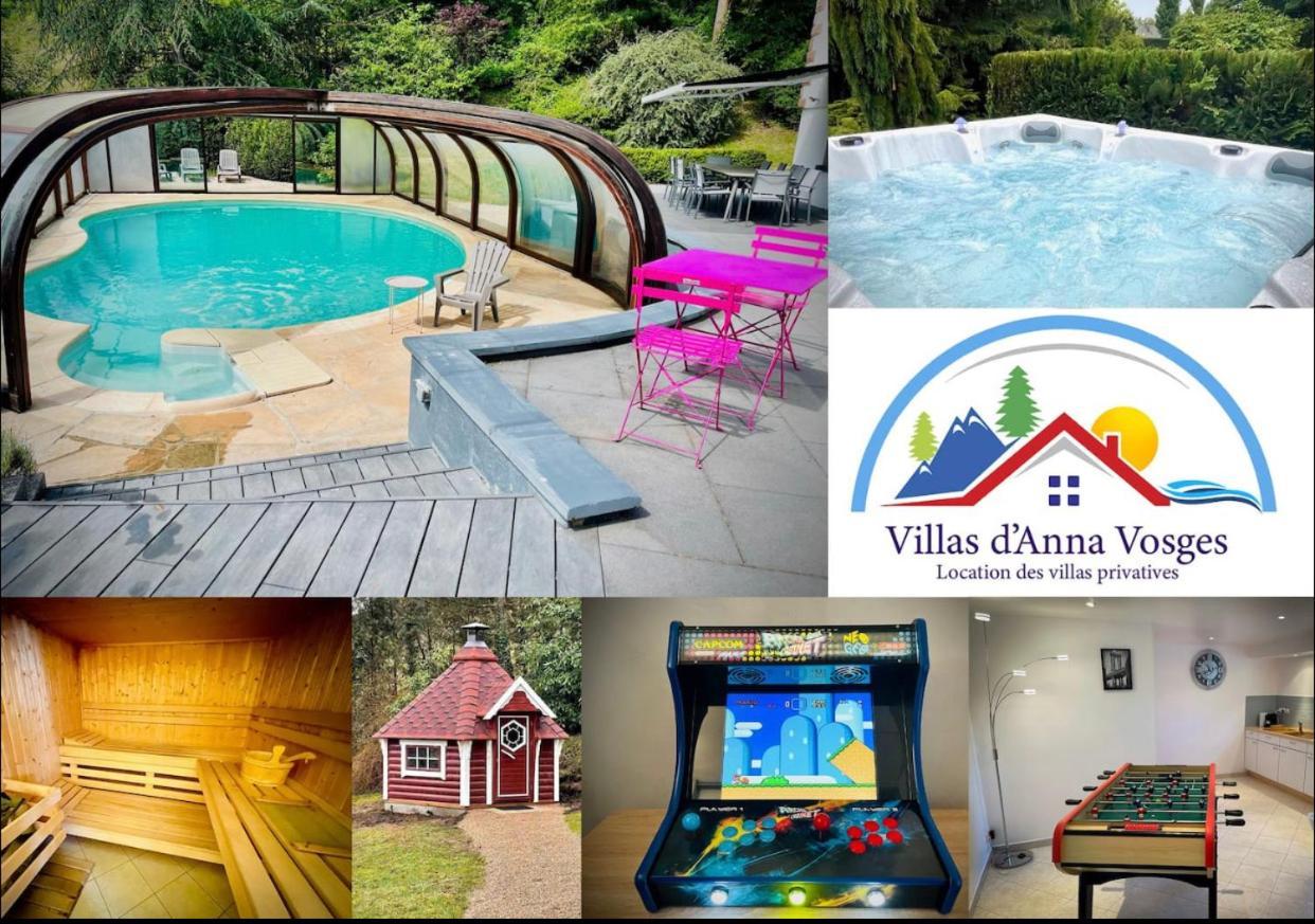 Villa 250M2 Avec Piscine Chauffee & Spa & Kota-Grill & Sauna Saint-Die-des-Vosges Eksteriør bilde
